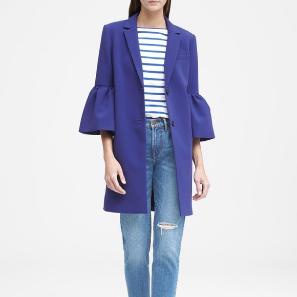 Banana Republic Bell-Sleeve Coat - Picture 1 of 7